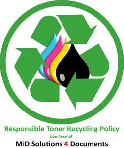 Toner Recycling Logo - Sustainable Business Practices