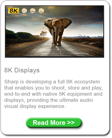 Sharp 8K Displays