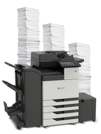 Lexmark CX920 series fast volume printers